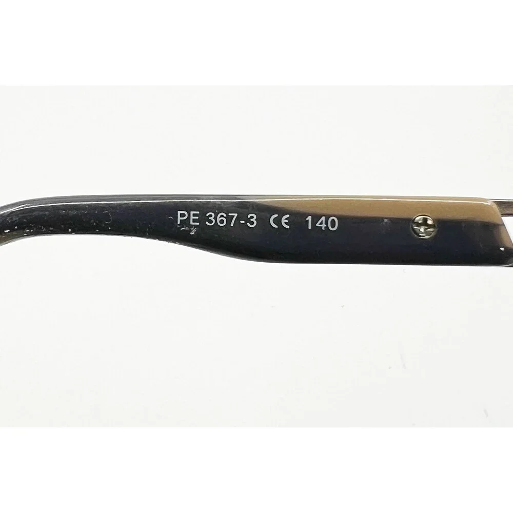 Perry Ellis Eyeglasses Mens Gunmetal Rectangle PE 367-3 54-17-140